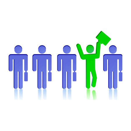 to enjoy herself のイラスト素材