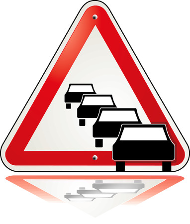 traffic jam のイラスト素材