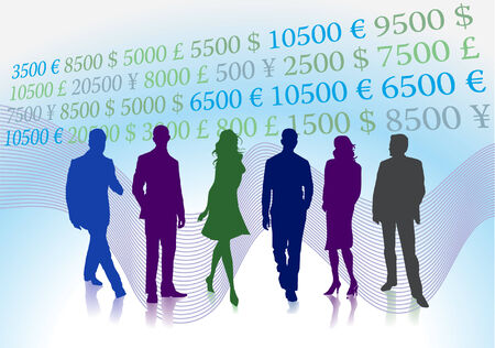 currency exchange のイラスト素材