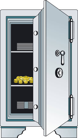 Safe and moneyのイラスト素材