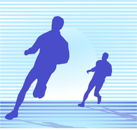 to jog のイラスト素材