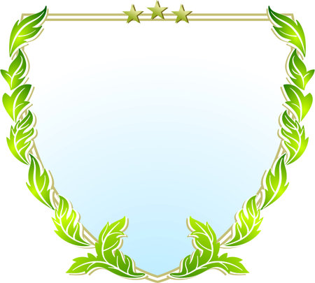 crest sign のイラスト素材