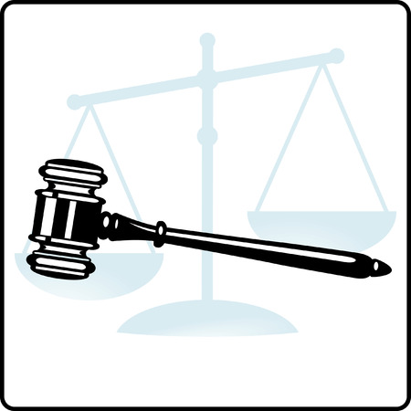 dispensation of justice のイラスト素材