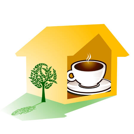 coffeehouseのイラスト素材