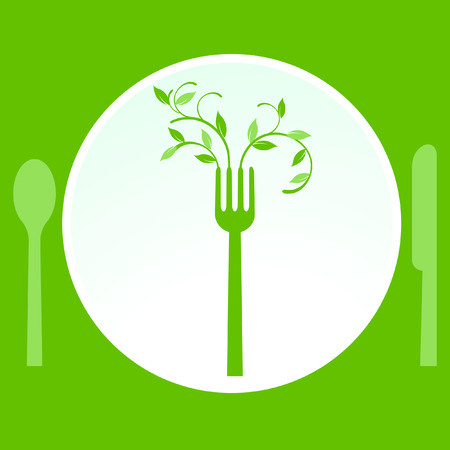 vegetarian mealのイラスト素材