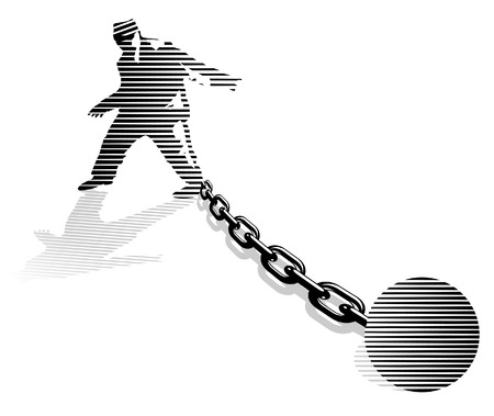 prisoner dependent.のイラスト素材