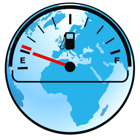 gas gauge worldのイラスト素材