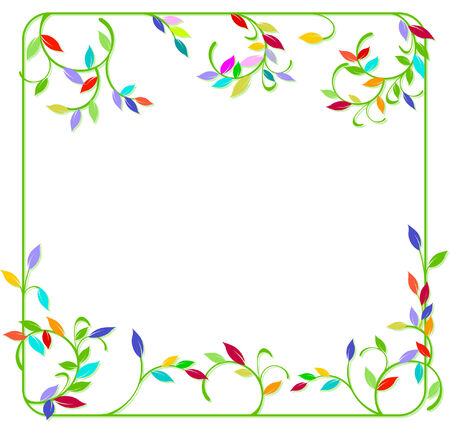 frame climbing plantのイラスト素材