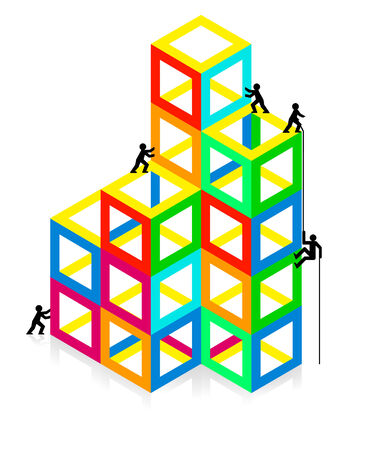 color constructionのイラスト素材