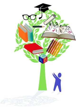 to go to school, school careerのイラスト素材