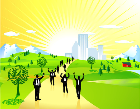 to go on excursionのイラスト素材