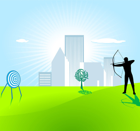 archeryのイラスト素材