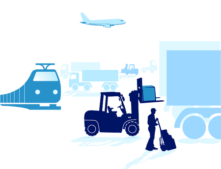 transportation, shippingのイラスト素材