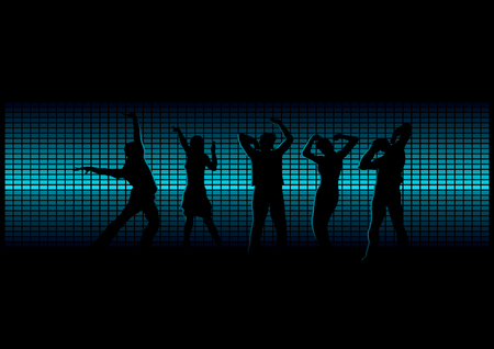 sound and equalizerのイラスト素材