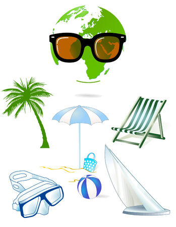 holiday scenarioのイラスト素材