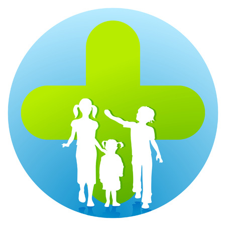 pediatrician children's clinicのイラスト素材