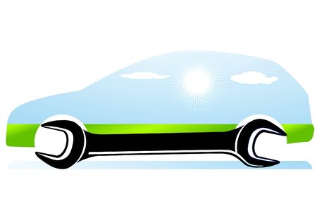 Auto-repairのイラスト素材