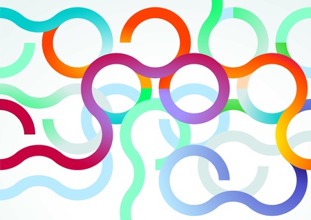 Abstract curves backgroundのイラスト素材