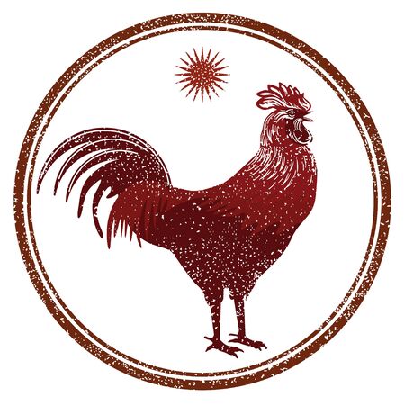 rooster signsのイラスト素材