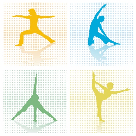 four x gymnastics studioのイラスト素材