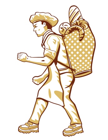 baker boyのイラスト素材