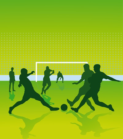soccer playerのイラスト素材
