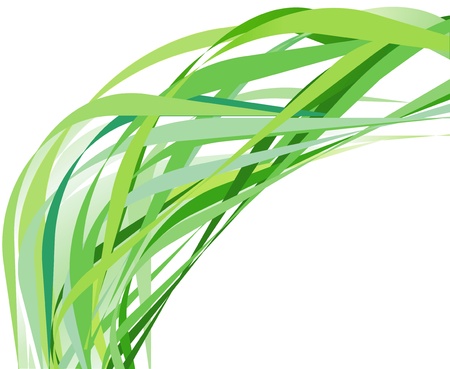 abstract green movementのイラスト素材