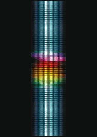 dynamic light columnのイラスト素材