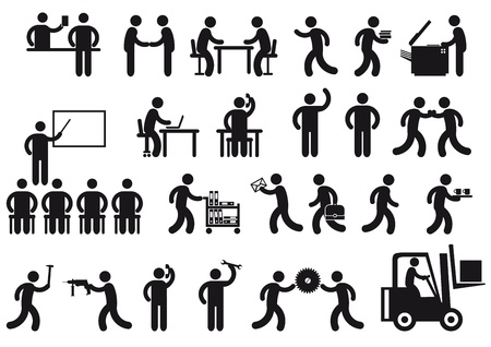 jobs iconのイラスト素材
