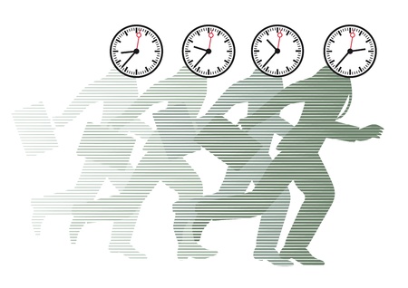 Time Stressのイラスト素材