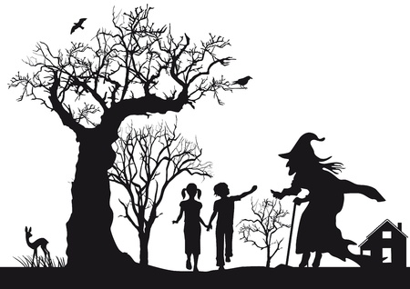 Hansel and Gretelのイラスト素材