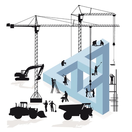 Magination Constructionのイラスト素材