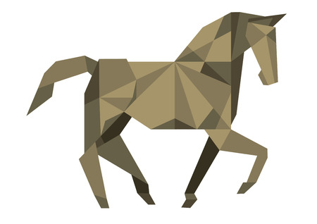 Cubist Horseのイラスト素材