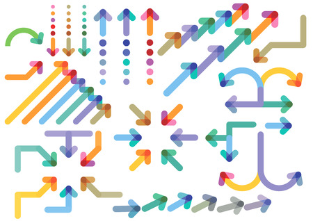 arrows directionsのイラスト素材