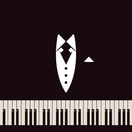 Piano concert and eventのイラスト素材