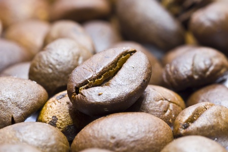 Coffee beans. Shot in studio.の写真素材