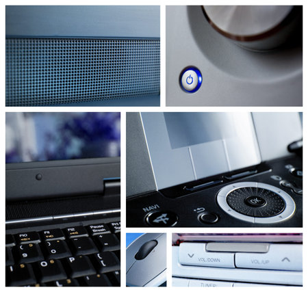 Technology Montage, collage, design digital