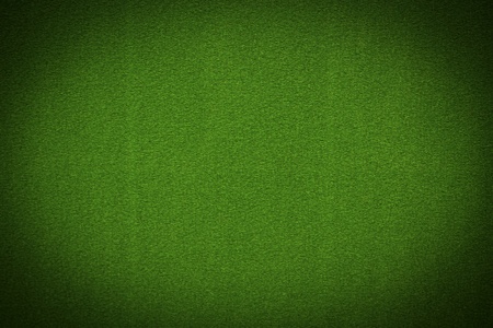 Close-up of green poker table felt backgroundの写真素材
