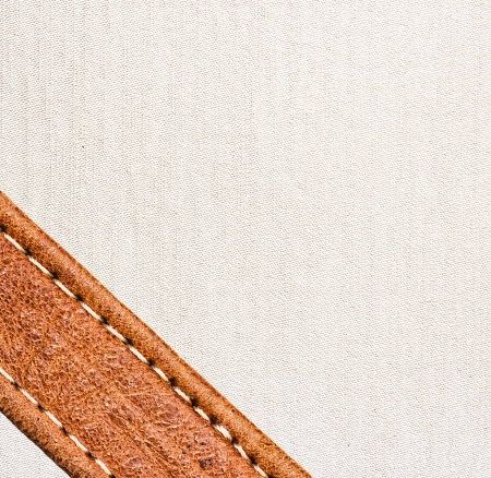 Image of leather and textile background の写真素材