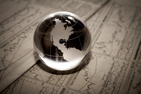 Globe on financial report Globe on financial report