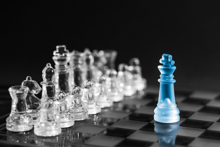 Chess business success, leadership concept.の写真素材