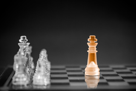 Chess business success, leadership concept.の写真素材