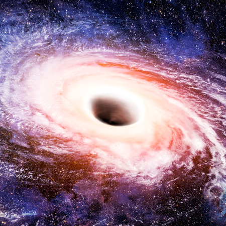 hole black space way fiction hydrogen nebula galaxy white earth cloud cosmic atmosphere explosion meteorite deep star concept - stock image. Elements of this image furnished by NASA.の写真素材