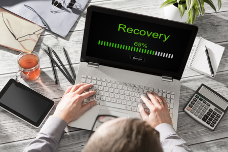 data backup restoration recovery restore browsing plan network corporate networking reserve business concept - stock imageの素材 [FY31071919577]