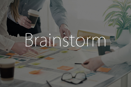 Brainstorming Brainstorm Business People Design Planningの写真素材