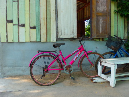 Pictures ancient bicycleのeditorial素材