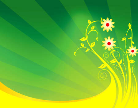 floral flower backgroundのイラスト素材