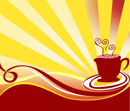Coffee background のイラスト素材