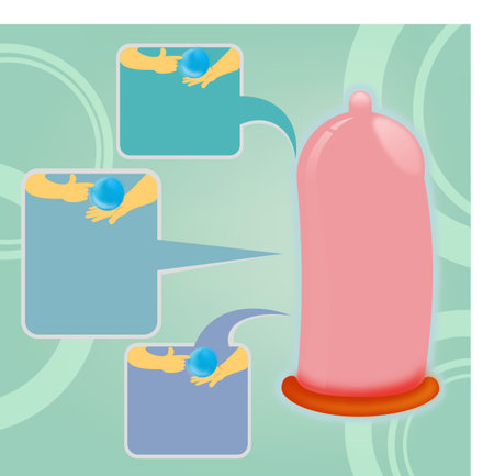 condom icon text boxのイラスト素材
