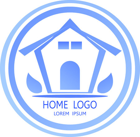 home logo icon abstractのイラスト素材